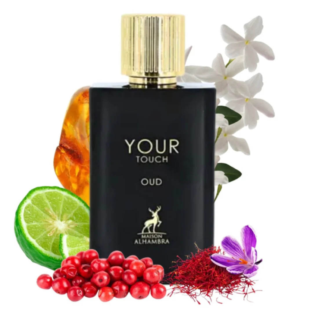 YOUR TOUCH OUD DE MAISON ALHAMBRA Eau de Parfum Pour Homme - 100ml - Image 4